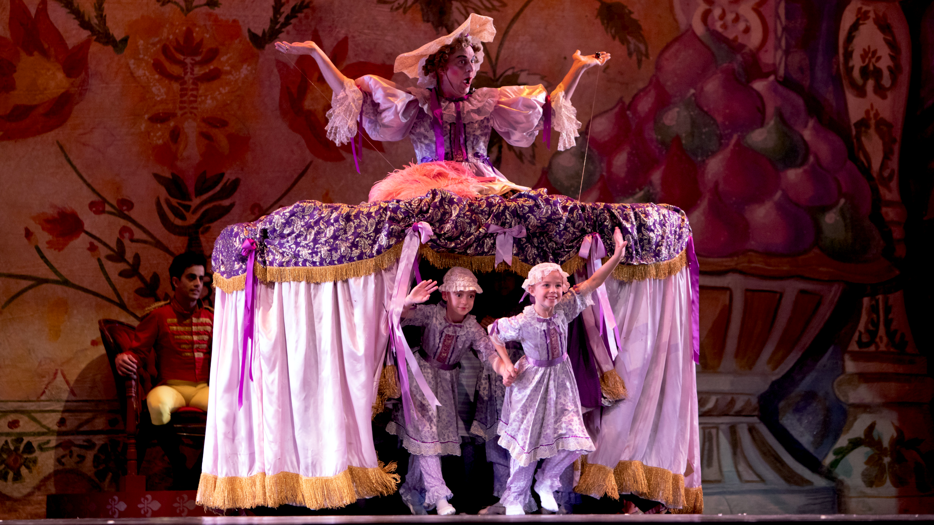 Mother Ginger and her Polichinelles from Act II of Elizabeth Wistrich's "The Nutcracker" performed by City Ballet of San Diego